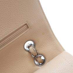 Pre Owned Chanel Medium Caviar Classic Double Flap Bag
