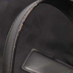 مملوكة مسبقًا حقيبة يد شانيل ترافل لاين جاكار نايلون سوداء