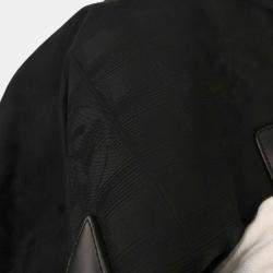 Pre Owned حقيبة يد شانيل سوداء جاكار نايلون تراڤل لاين توت