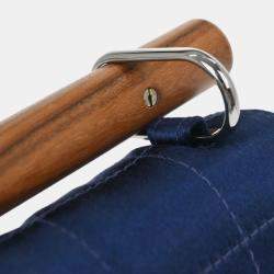 Pre Owned حقيبة شانيل بحرية ساتان مادموزيل لوك شوكو بار