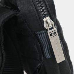 Pre Owned حقيبة ظهر شانيل سبور بلاك نايلون شوكو بار
