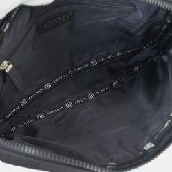 Pre Owned حقيبة ظهر شانيل سبور بلاك نايلون شوكو بار