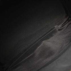 Pre Owned حقيبة شانيل سوداء جلد حرفي ذو وجهتين