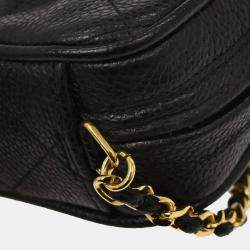 Pre Owned Chanel Black Calfskin Camera Bag Mini