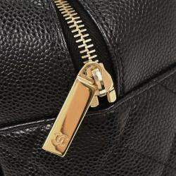 مملوكة مسبقًا Chanel Black Calfskin Bowling Bag