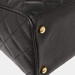 مملوكة مسبقًا Chanel Black Calfskin Bowling Bag