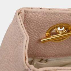 Pre Owned Chanel Pink Calfskin Leather Tote Bag