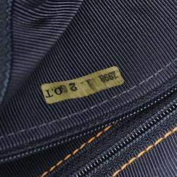 Pre Owned Chanel Blue Denim Handbag