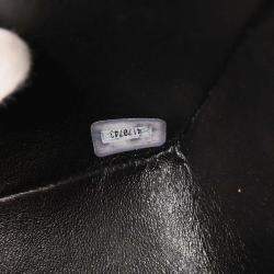 Pre Owned حقيبة كتف شانيل ديانا صغيرة جلد خروف أسود