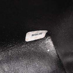 Pre Owned Chanel Black Calfskin Top Handle Handbag