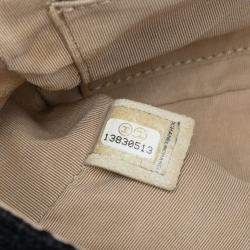 Pre Owned حقيبة شانيل كلاسيك تويد سوداء متوسطة بقلاب واحد