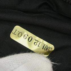 مملوكة مسبقًا حقيبة شانيل بلاك جاكار نايلون فانتي للسفر