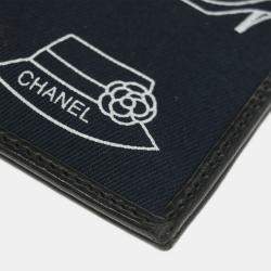 مملوكة مسبقًا Chanel Navy Canvas Icon Chain Handbag