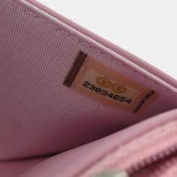 مملوكة مسبقًا Chanel Pink Lambskin Rhinestone WOC Wallet On Chain