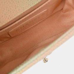 Pre Owned Boy Chanel Pastel Color Calfskin Mini Shoulder Bag