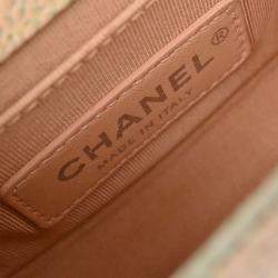 Pre Owned Boy Chanel Pastel Color Calfskin Mini Shoulder Bag