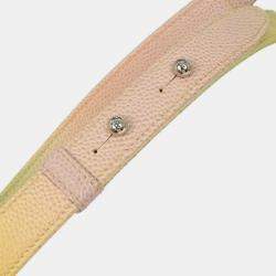 Pre Owned Boy Chanel Pastel Color Calfskin Mini Shoulder Bag