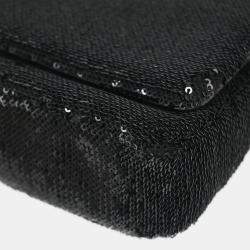 Pre Owned حقيبة شانيل سوداء بترتر تجرؤ على الاضطراب للكتف