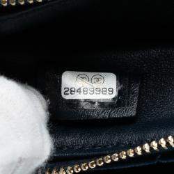 Pre Owned حقيبة كلتش شانيل 31 مخمل مبطن أزرق