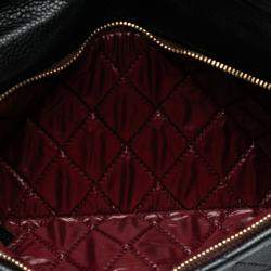 Pre Owned حقيبة كلتش شانيل فولدوفر جمال سي سي كافيار مبطنة سوداء