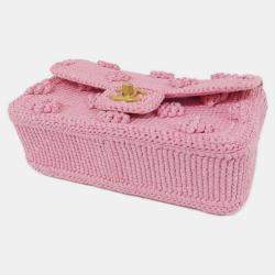 Pre Owned حقيبة كتف شانيل وردية