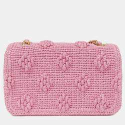 Pre Owned حقيبة كتف شانيل وردية