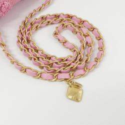 Pre Owned حقيبة كتف شانيل وردية