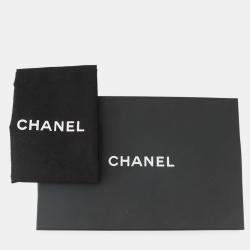 مملوكة مسبقًا حقيبة كتف سلسلة شانيل ماتلاسي علامة كوكو جلد الضأن أبيض