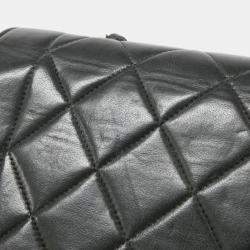 Pre Owned حقيبة شانيال جلد حمل شمواه