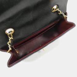 Pre Owned حقيبة شانيال جلد حمل شمواه