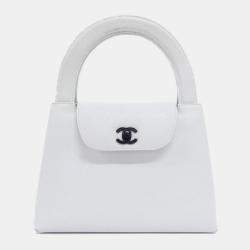 Pre Owned Chanel White Handbag