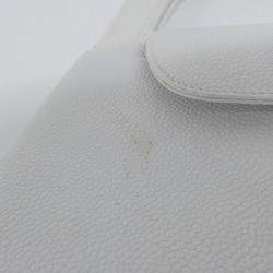 Pre Owned Chanel White Handbag