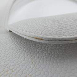 Pre Owned Chanel White Handbag