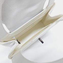 Pre Owned Chanel White Handbag