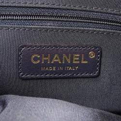 Pre Owned Chanel Matelasse Shoulder Bag Camera Leather Tricolor Blue Pink Green Gold Hardware Chain Mini Small