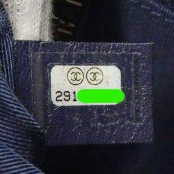 Pre Owned Chanel Matelasse Shoulder Bag Camera Leather Tricolor Blue Pink Green Gold Hardware Chain Mini Small