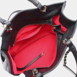 مملوكة مسبقًا Chanel Coco Mark Shoulder Bag Leather Black