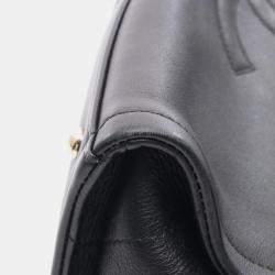 مملوكة مسبقًا Chanel Coco Mark Shoulder Bag Leather Black