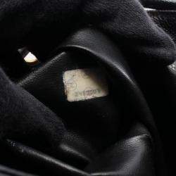 Pre Owned حقيبة ظهر شانيل ماتيلاسي جلد عجل أسود