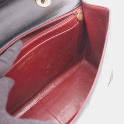 مملوكة مسبقًا Chanel Deca Matelasse 34 Black Lambskin Leather Shoulder Bag