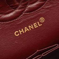 مملوكة مسبقًا Chanel Matelasse Double Flap Shoulder Bag In Lambskin Leather Black