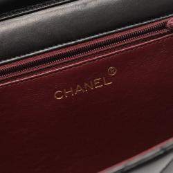 مملوكة مسبقًا حقيبة كتف شانيل ماتلاس فلاب واحدة جلد الفخذ أسود