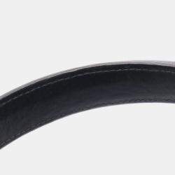 Pre Owned حقيبة شانيل ماتيلاسي مقبض علوي جلد خراف أسود