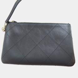 Pre Owned Chanel Chain Tote Bag Calfskin