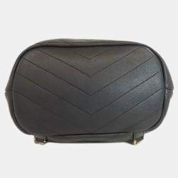 Pre Owned حقيبة ظهر شانيل كوكو مارك V-ستيتش جلد عجل