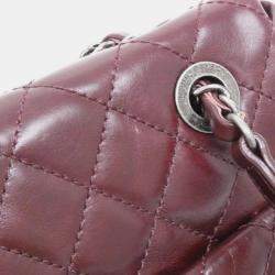 Pre Owned حقيبة ظهر شانيل بورغندي جلد