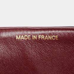 مملوكة مسبقًا حقيبة كتف سلسلة شانيل ماتيلسي علامة كوكو دابل فلاب جلد الخروف أسود