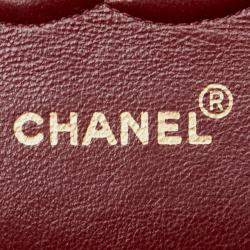 مملوكة مسبقًا حقيبة كتف سلسلة شانيل ماتيلسي علامة كوكو دابل فلاب جلد الخروف أسود