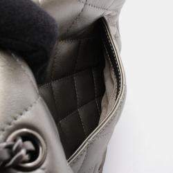 Pre Owned Chanel Shoulder Bag Leather Gold