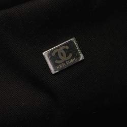 مملوكة مسبقًا Chanel Deauville Bowling Bag Shoulder Canvas Leather Black